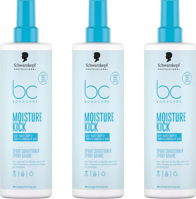Produktbild von BC Bonacure Moisture Kick Spray Conditioner XXL 3x400 ml