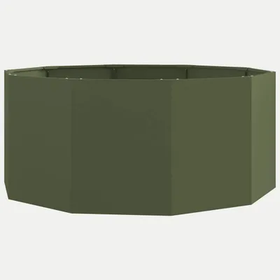 Produktbild von Pflanzkübel Olive Grün 120 x 120 x 50 cm Stahl