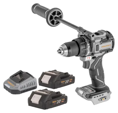 Produktbild von ProCraft Industrial CD20C-BB Akku Schlagbohrschrauber 20 V 120 Nm Brushless + 2x Akku 2,0 Ah + Ladegerät