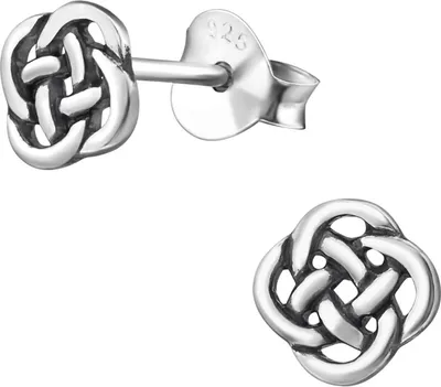 Produktbild von 925 Sterling Silber Ohrstecker Keltisches Symbol
