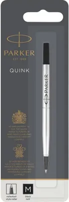 Zdjęcie produktu dla Parker 1950278 Wkład do rollera Quink - wkład o dużej pojemności, czarny, M