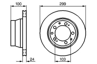 Image de BOSCH Disques de frein (2 pièces) essieu arrière 0 986 478 419