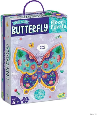 Produktbild von Puzzle-Teppich: Schmetterling