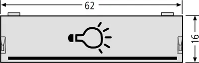 Produktbild von RENZ Lichttasterabdeckung 97-9-82047 - Einbau bis 2006