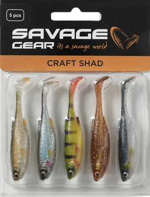 Immagine prodotto di Savage Gear Craft Shad Clear Water Mix Green Silver-Plotice-Okoun-Motor Oil-Salted Hering 10 cm 6 g Gumová nástraha