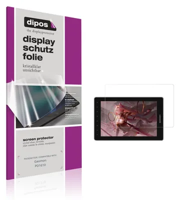 Produktbild von 2x Schutzfolie für Gaomon PD1610 klar Displayschutzfolie Folie Display Schutz dipos