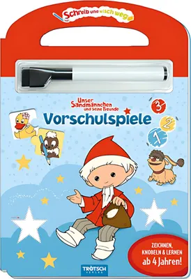 Produktbild von Trötsch Unser kleines Sandmännchen Schreib und wisch weg Vorschulspiele Sandmann Pappenbuch