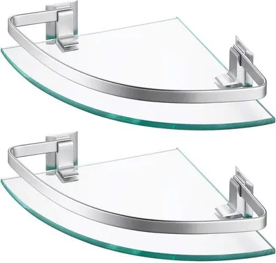 Obrázek produktu pro Sprchová lišta Glaser 8 mm, hliník, stříbrná, nástěnná montáž