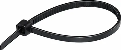 Produktbild von Haupa Kabelbinder, Nylon, Farbe schwarz 292 x 3,6mm, Packung mit 100 Stk.