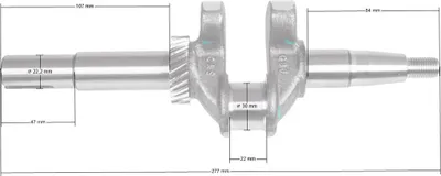 Obrázek produktu pro Zongshen Xp200 6,5Hp 22,2Mm 50Mm klikový hřídel 100003818