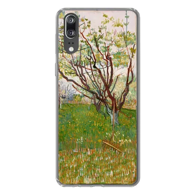 Produktbild von MuchoWow® Handyhülle Schutzhülle Hülle für Huawei P20 Blühender Obstgarten - Vincent van Gogh Silikon Softcase Handy Hülle - Hardcover