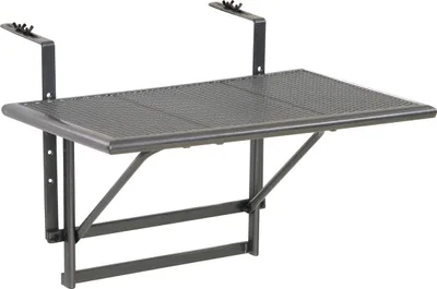 Produktbild von greemotion Balkonhängetisch Toulouse Balkontisch-hängetisch Eisengrau 60x56x40 cm