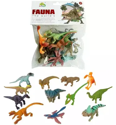 Produktbild von Dinosaurierfiguren – Umfangreiches 12er Set mit verschiedenen Dinosauriermodellen