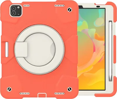 Obrázek produktu pro Pouzdro pro iPad Pro 3/2/1 11" se stojánkem a ramenním popruhem oranžové