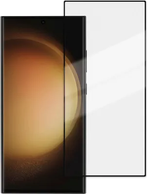 Produktbild von Full Screen Displayschutzglas für Galaxy S24 Ultra (64074)
