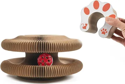 Produktbild von Magic Organ 2 in 1 Katzenkratzbrett mit Blasen Faltbares Handliches Katzenspielzeug Langlebig für Katzen