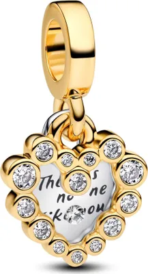 Immagine prodotto di Pandora Ciondolo con doppio cuore scintillante 763765C01 Ciondolo con charm