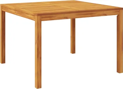 Image de Table à manger de jardin 110x110x75 cm en bois massif d'acacia