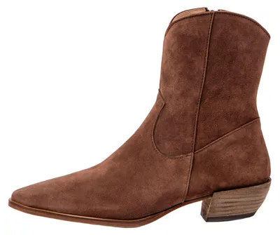 Produktbild von Neosens Stiefeletten mit Absatz Damen S3354 SILK SUEDE CHOCOLATE/ RUCHE Bunt