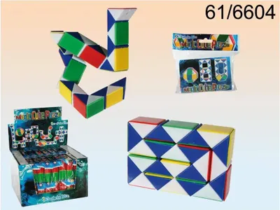 Produktbild von Schlangenpuzzle magisch mit Anleitung einzeln