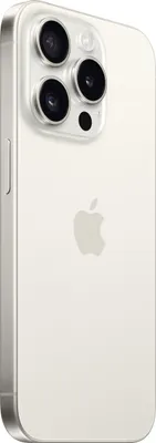 Produktbild von Apple iPhone 15 Pro 15,5 cm (6.1") Dual-SIM iOS 17 5G USB Typ-C 128 GB Titan, Weiß