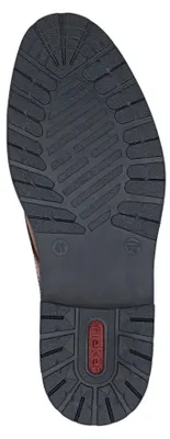 Produktbild von Rieker Herren Stiefelette aus Leder mit funktionalem Reißverschluss 14609, Größe:43 EU, Farbe:Braun
