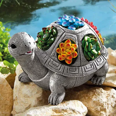 Produktbild von viva domo LED Schildkröte Marie Solar Garten Dekofigur