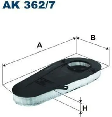 Produktbild von FILTRON Luftfilter AK 362/7 für BMW 5er, 7er (F07, F10, F11, F01, F02, F03, F04)