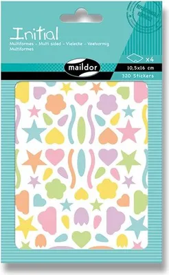 Zdjęcie produktu dla Samolepky Maildor Initial Multitvary