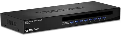 Image de TrendNet TK-803R TRENDnet KVM 8-Port USB/PS/2 Switch 19"
