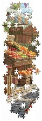 Obrázok produktu pre Educa Plus Sunny Market Puzzle 500 dielov, viacfarebné, pre deti, viacfarebné, univerzálna veľkosť