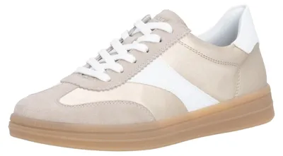 Zdjęcie produktu dla Remonte Damskie trampki w stylu retro Skóra i materiał D2C01, rozmiar: 39 EU, kolor: złoty