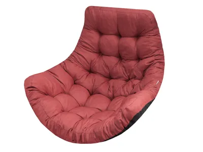 Produktbild von Bjird Hängesessel Kissen, Auflage für Papasansessel - 100x120 cm, Rot (Ecolen) - Polster, Sitzkissen, Hängeschaukel, Hängekorb