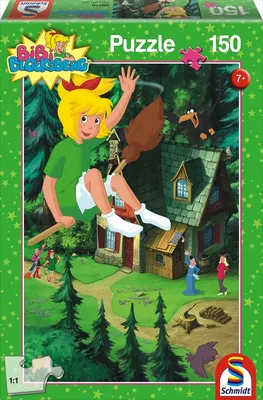 Produktbild von Bibi Blocksberg, Hoch über Manias Haus, 150 Teile Puzzle