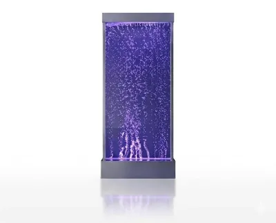 Zdjęcie produktu dla Kolumna wodna ściana wodospad Led design wyposażenie metalowa ścianka działowa