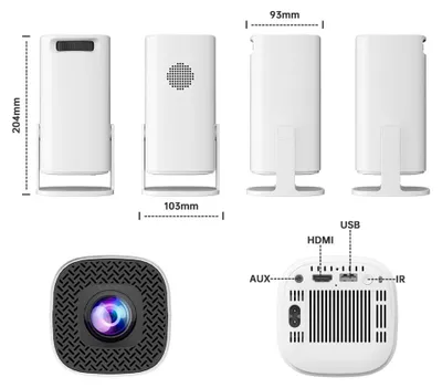 Zdjęcie produktu dla MicroData - Projektor - Miniprojektor - Przenośny projektor
