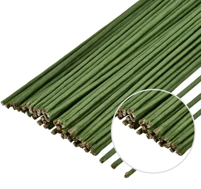 Floristikdraht grün 30 Stück 18 Gauge 1 mm 50 cm