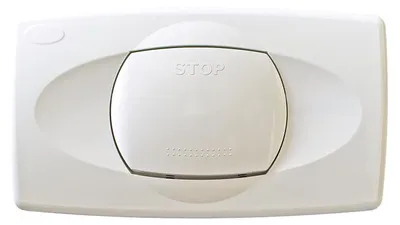 WC-Spülplatte für Isosan/Verosan, Start/Stopp, weiß