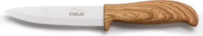 Produktbild von Stoneline Back to Nature Universalmesser 18314 Keramikmesser, Weiß/Holz, 1 Stk.