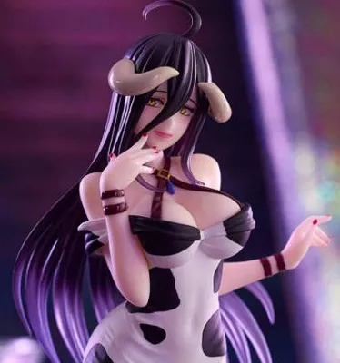 Produktbild von Overlord Trio-Try-iT PVC Statue Albedo Mini Dress Cow Pattern Ver. 21 cm