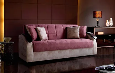 Immagine prodotto di Divano moderno rosa a 3 posti divano relax lusso divano a 3 posti soggiorno nuovo 3 posti