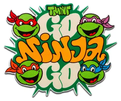 Obrázok produktu pre Mono-Quick Teenage Mutant Ninja Turtles Go Ninja - záplata, nažehľovačka, nažehľovacia záplata, nášivka, záplata, na nažehlenie, veľkosť: 5,6 x 7 cm