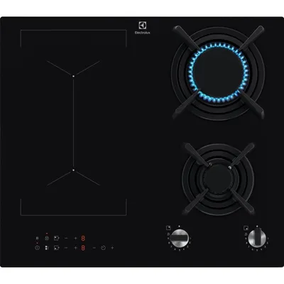 Produktbild von Płyta indukcyjna gazowa ELECTROLUX KDI641723K 800 Mixed 60 cm Czarny