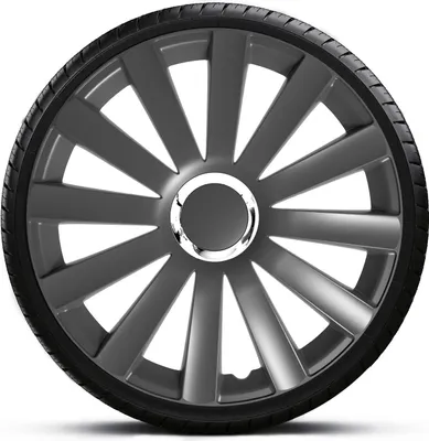 Produktbild von Radkappen Radzierblenden SATZ (4Stück) 15 Zoll SPYDER PRO GREY Z460236