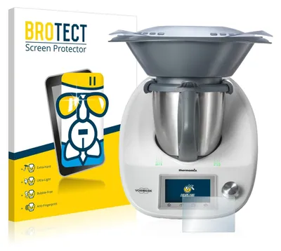 A product shot featuring a white kitchen appliance and its packaging.