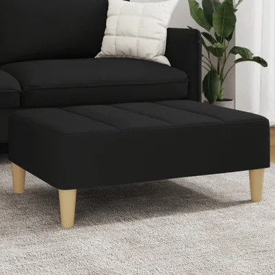 Produktbild von Möbel Fußhocker Schwarz 77x55x31 cm Stoff - Fußhocker 4007391