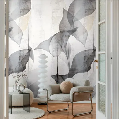 Produktbild von A.S. Creation Fototapete 8.80 x 0.53 m Livingwalls Abstrakte Tapete Grau 791449 Grafik CosmoLiving by Cosmopolitan