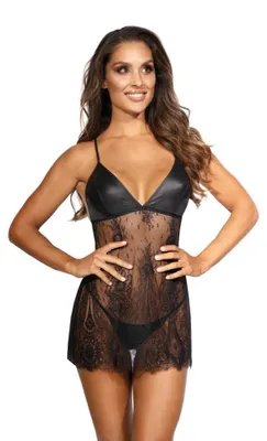 Immagine prodotto di Axami - V - 9789 babydoll e perizoma nero XL