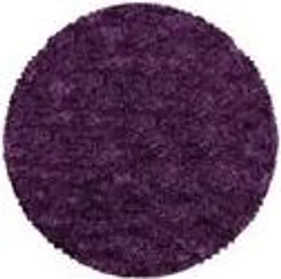 Produktbild von Weicher Hochflor-Teppich mit dichter Struktur - gemütliches Wohnaccessoire für moderne Räume, Größe: 120 cm Rund, Farbe: Violett