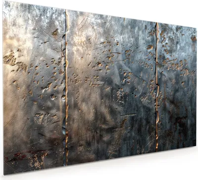 Produktbild von Küchenrückwand Spritzschutz Glas mit Motiv Metalltextur 40 x 40 cm